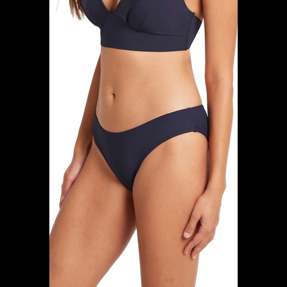 NWT Sea Level [ 4 US ] Essential Regular‎ Bikini Bottoms in Night Blue - Picture 2 of 12